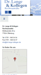 Mobile Screenshot of dr-lange-kollegen.de